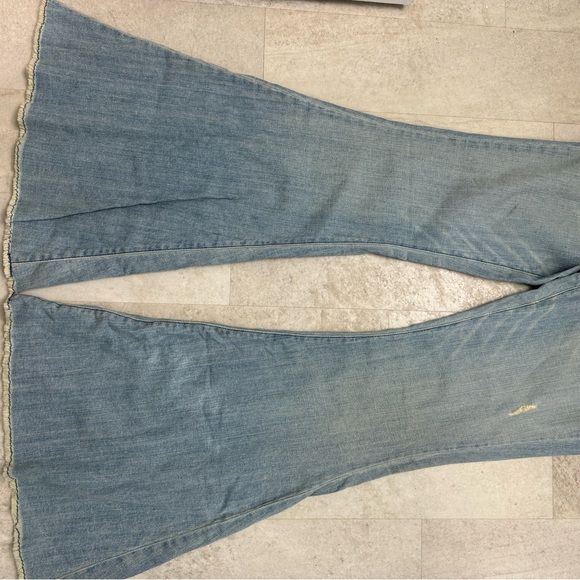 New Pistola size 31 Anthropologie Jeans Bell Bottom Super Flare Festival - Picture 3 of 10